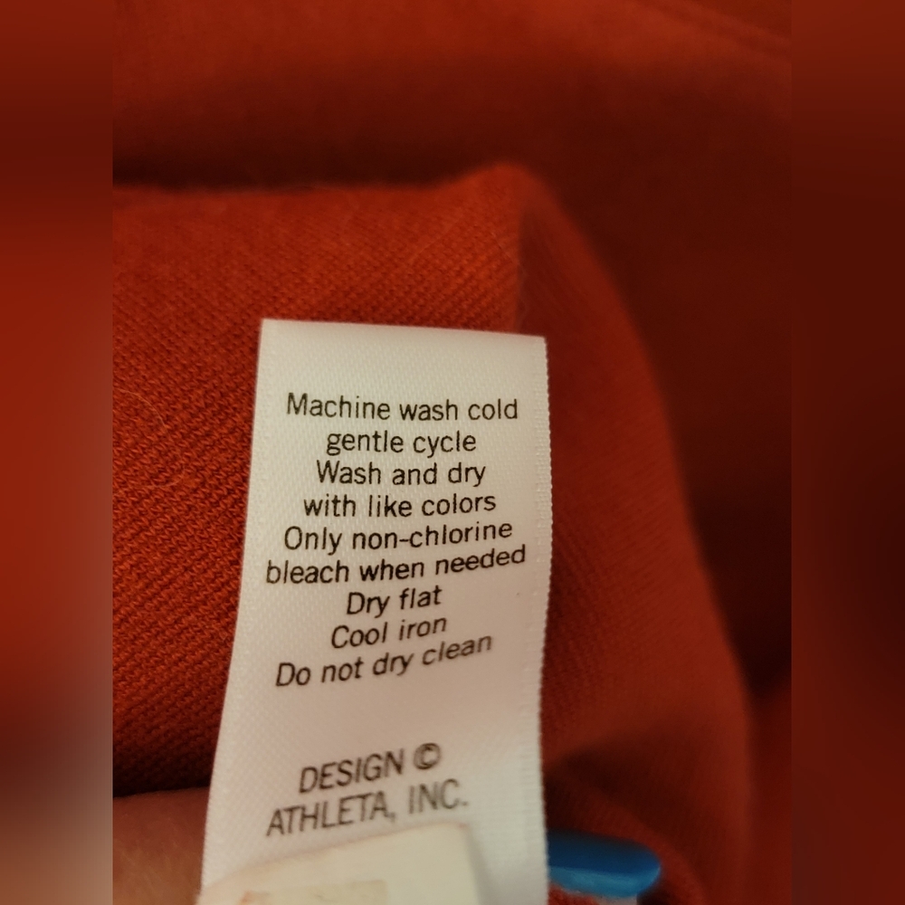 Athleta Burnt Orange V-Neck Dress Size M - Picture 9 of 10